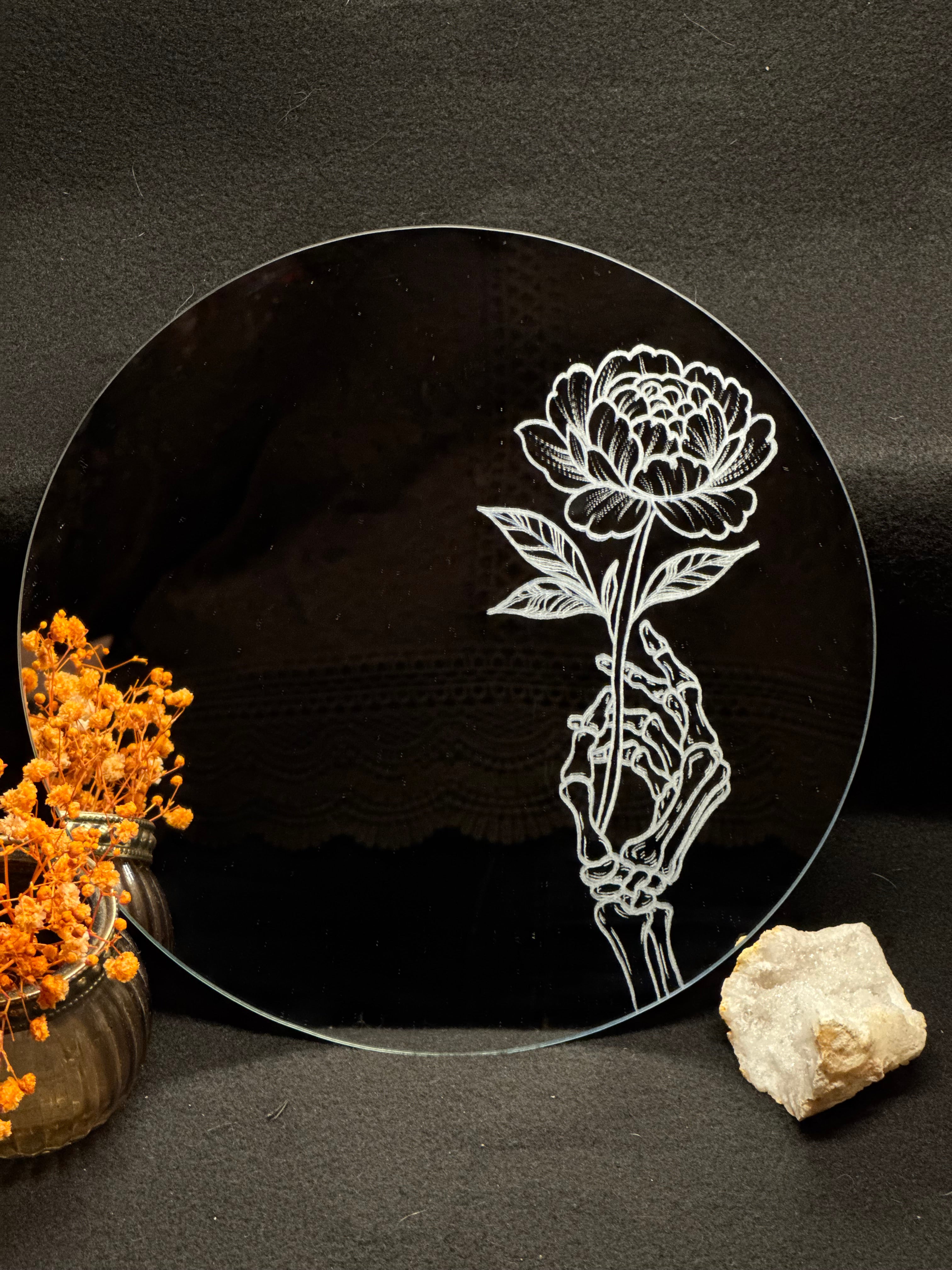 Pivoine et squelette