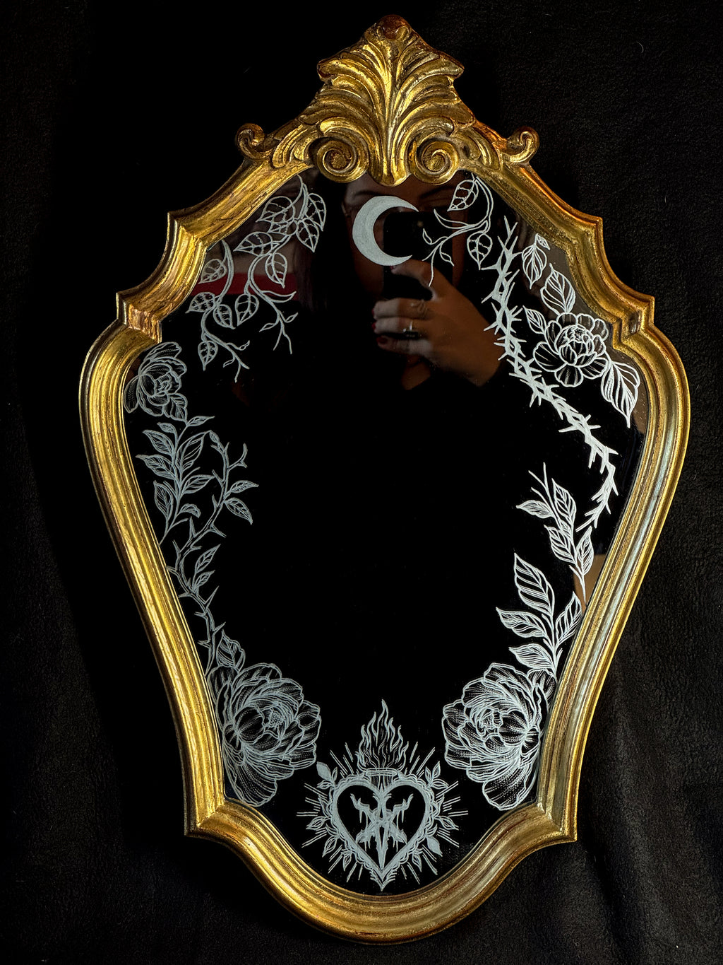 Commande personnalisée - miroir ancien