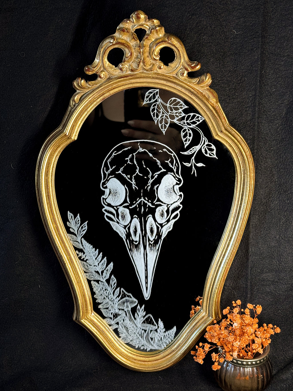 Commande personnalisée - miroir ancien