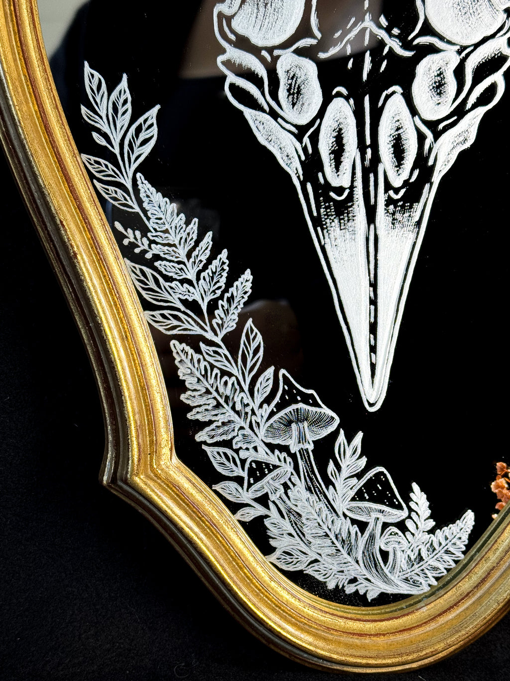Commande personnalisée - miroir ancien