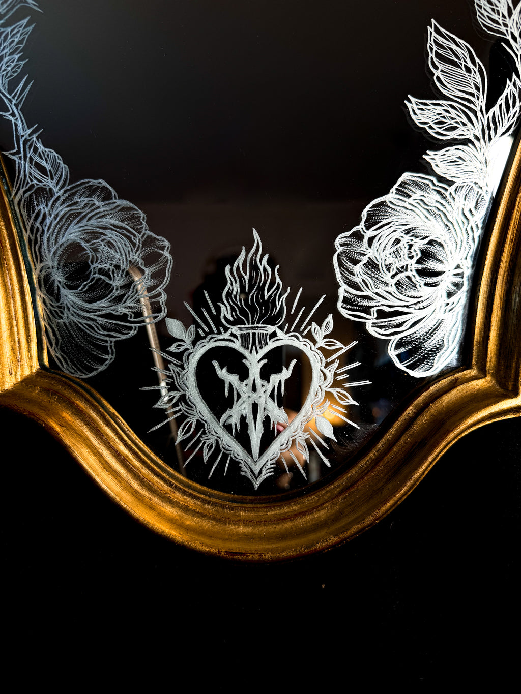 Commande personnalisée - miroir ancien
