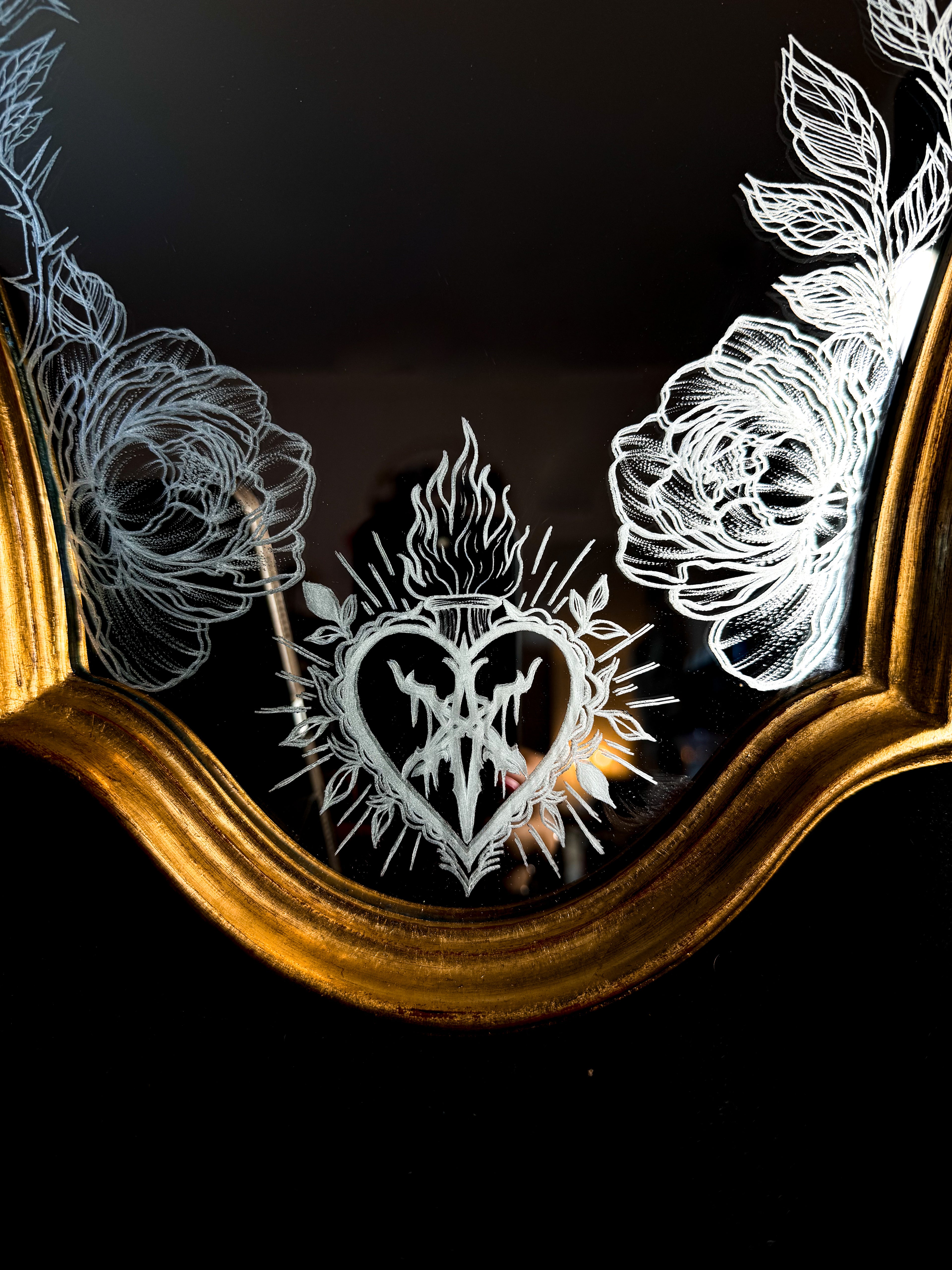 Commande personnalisée - miroir ancien
